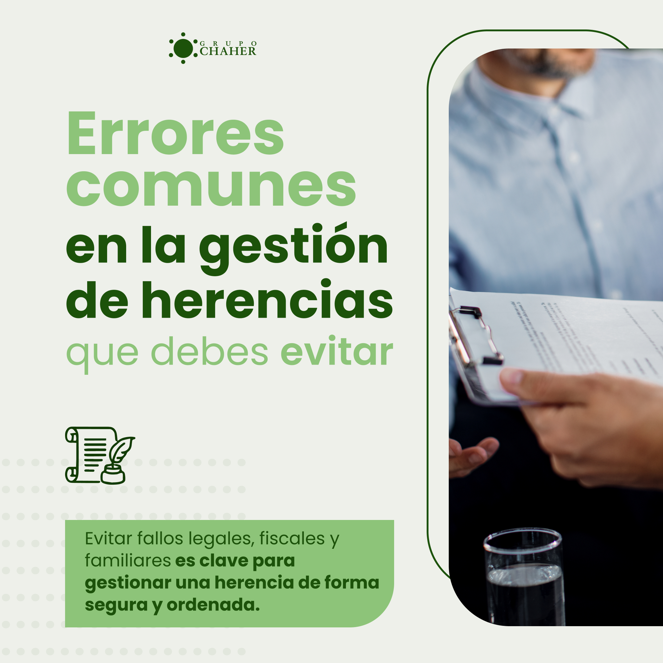 Featured image for “Errores comunes en la gestión de herencias que debes evitar”